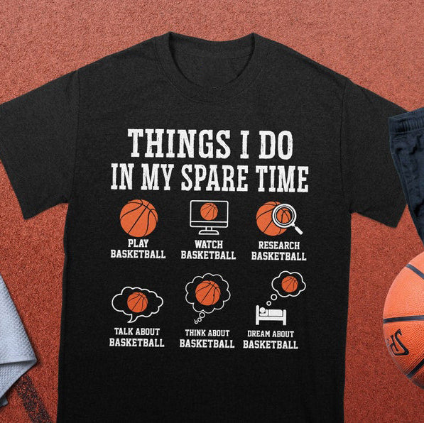 Basketball Lovers Life Theme T-Shirt