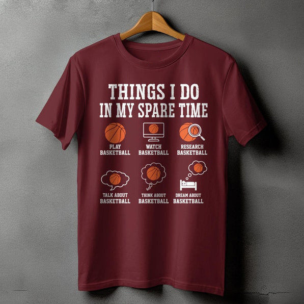 Basketball Lovers Life Theme T-Shirt