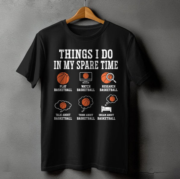 Basketball Lovers Life Theme T-Shirt