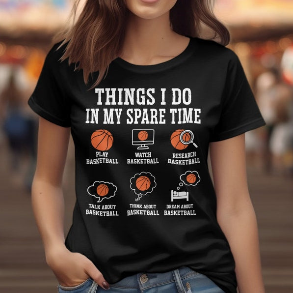 Basketball Lovers Life Theme T-Shirt