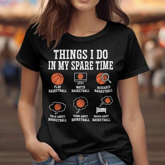 Basketball Lovers Life Theme T-Shirt