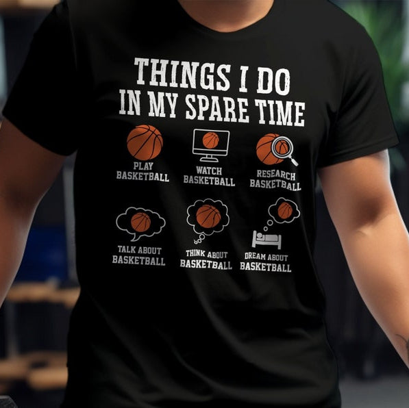Basketball Lovers Life Theme T-Shirt