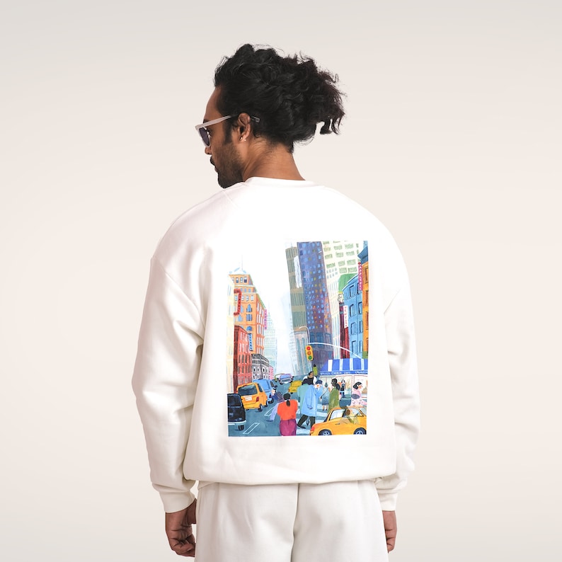 New Yorker City Theme Couple Full Sleeve T-Shirts
