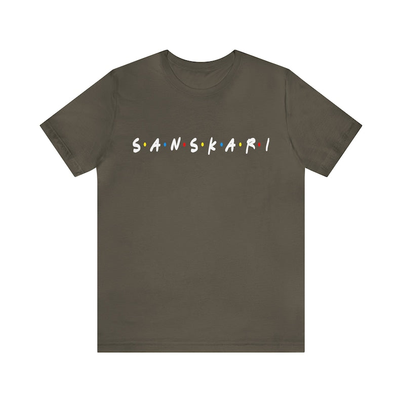 FRIENDS Fan Turned Full-Time Sanskari - Theme T-Shirts