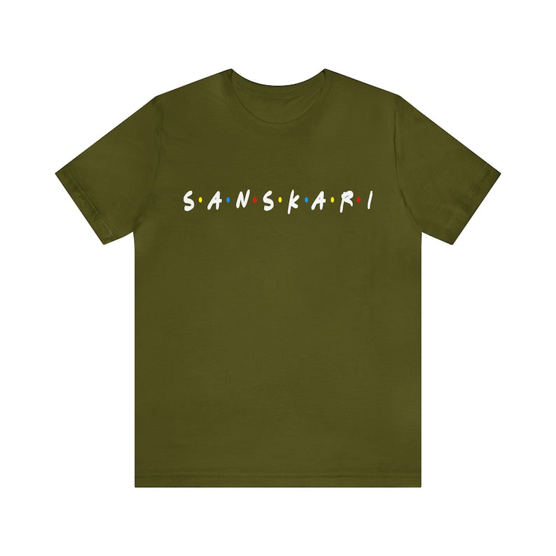 FRIENDS Fan Turned Full-Time Sanskari - Theme T-Shirts