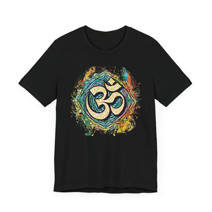 Spiritual Om Symbol T-Shirt – Mystical & Vibrant Design