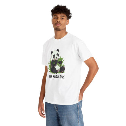 Cute Panda Theme Short Sleeve Couple T-Shirts