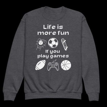 Life is More Fun If You Play Games Theme Long Sleeve T-Shirts