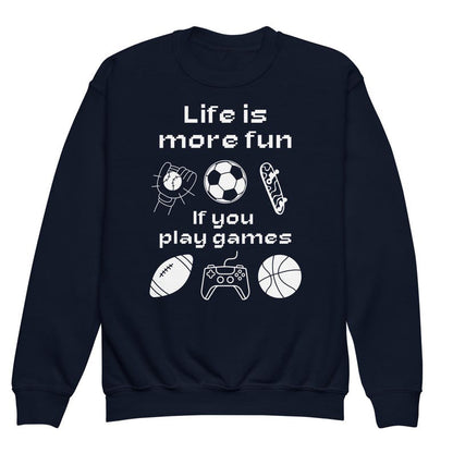 Life is More Fun If You Play Games Theme Long Sleeve T-Shirts