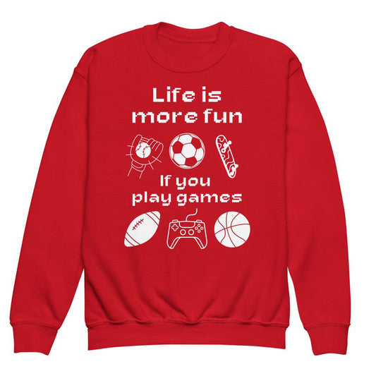 Life is More Fun If You Play Games Theme Long Sleeve T-Shirts