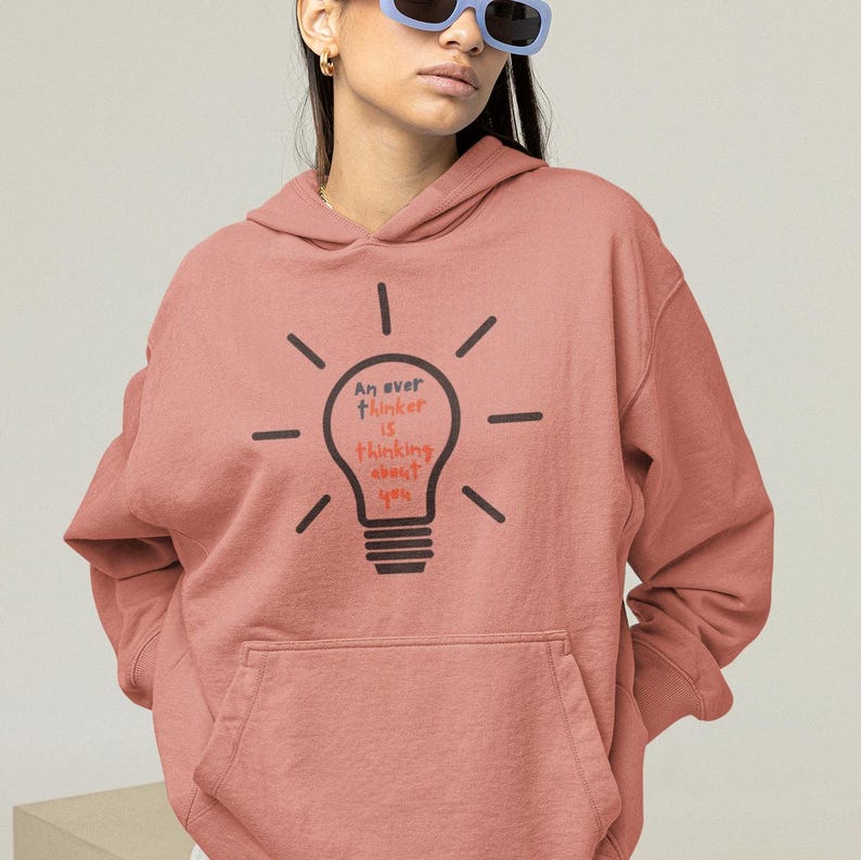 A Thoughtful Mind is Thinking of You – Quote Hoodie