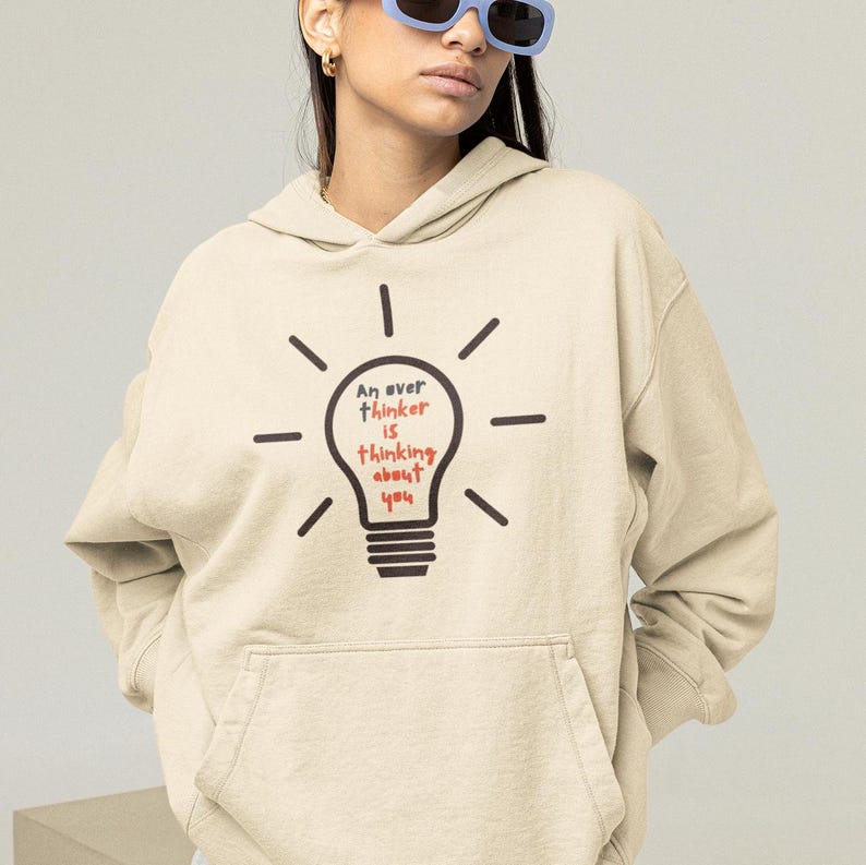 A Thoughtful Mind is Thinking of You – Quote Hoodie