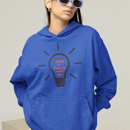 A Thoughtful Mind is Thinking of You – Quote Hoodie
