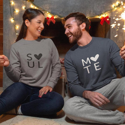 S❤UL M❤ATE Couple Hoodies