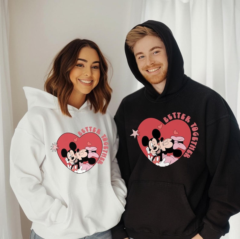 Better Together Mickey & Minnie Couple Hoodies