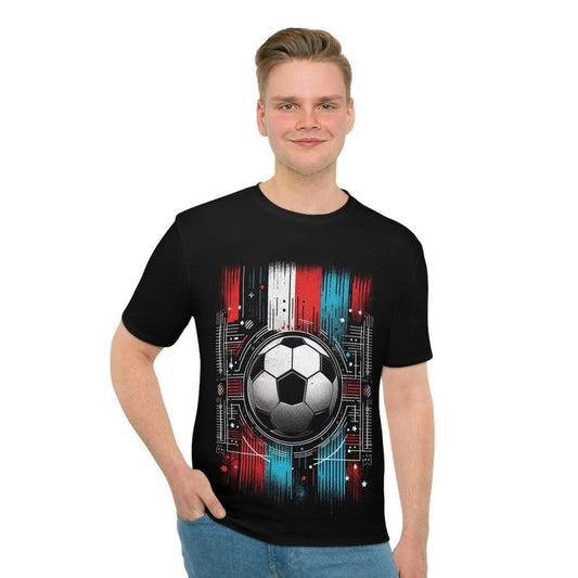 Futuristic Football Pulse Theme T-Shirt