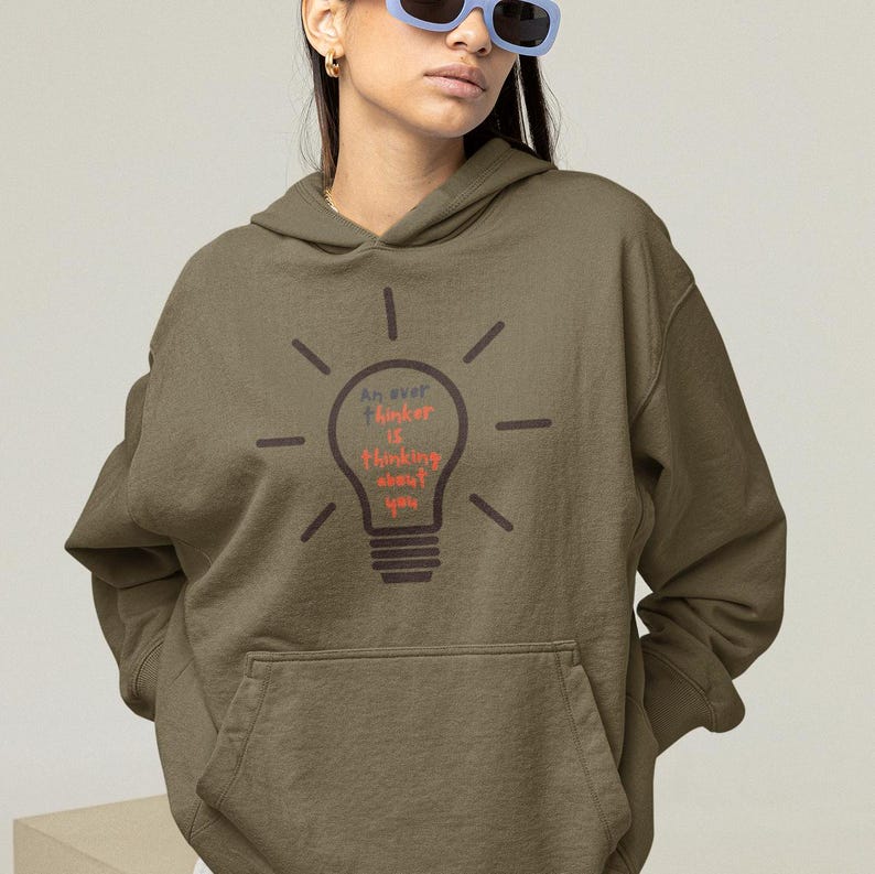 A Thoughtful Mind is Thinking of You – Quote Hoodie