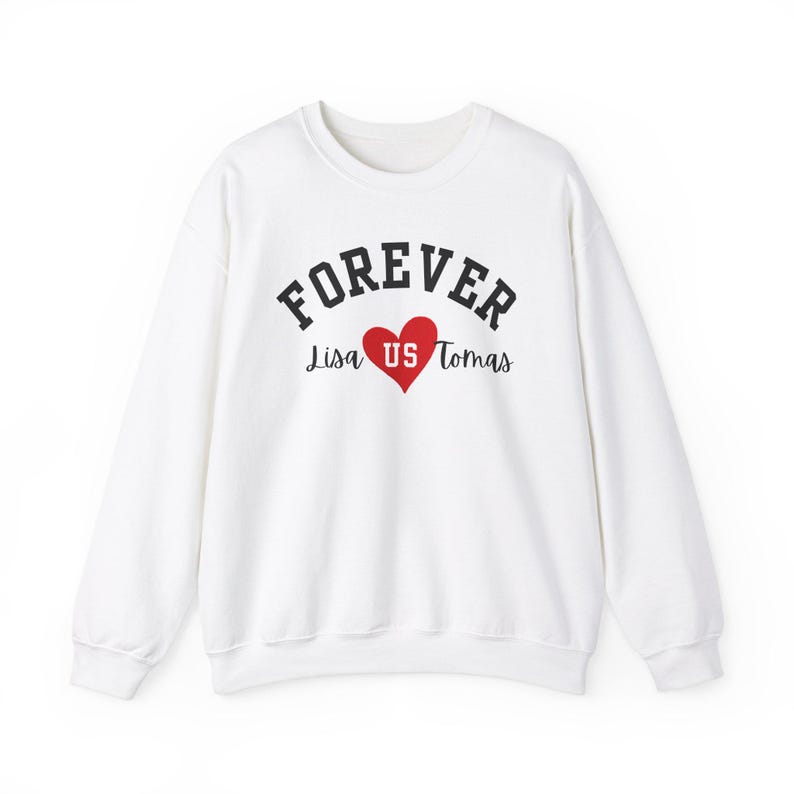 Custom Name Forever ❤ Long Sleeve Couple T-Shirts