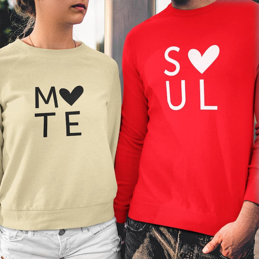 S❤UL M❤ATE Couple Long Sleeve T-Shirts