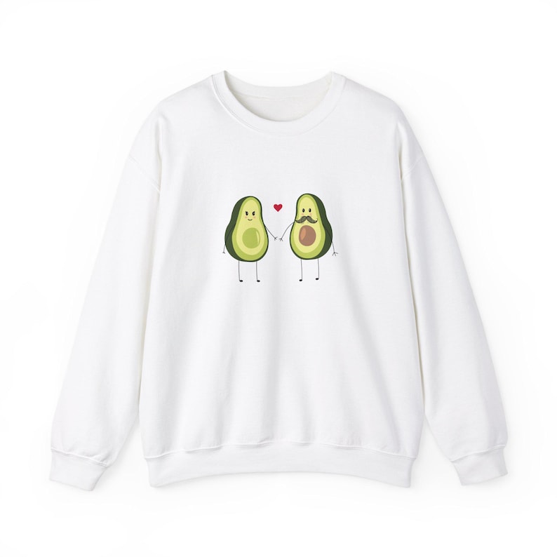 Avacado Theme Full Sleeve Couple T-Shirts