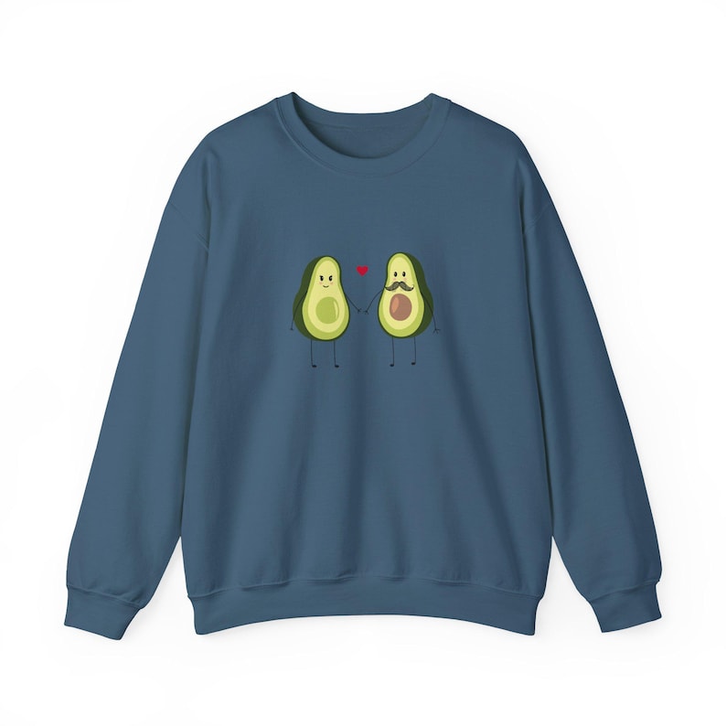 Avacado Theme Full Sleeve Couple T-Shirts