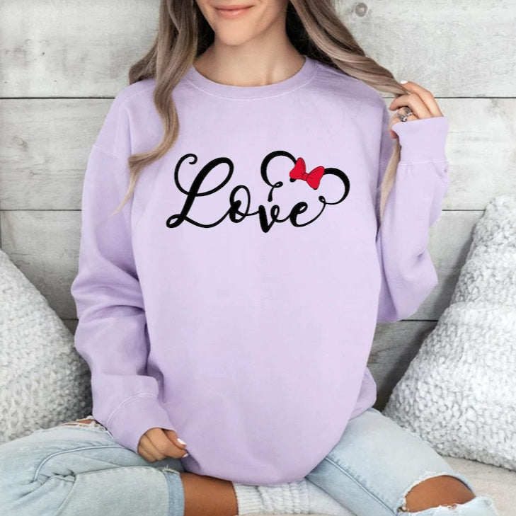Disney Themed Love Special Long Sleeve Couple T-Shirts