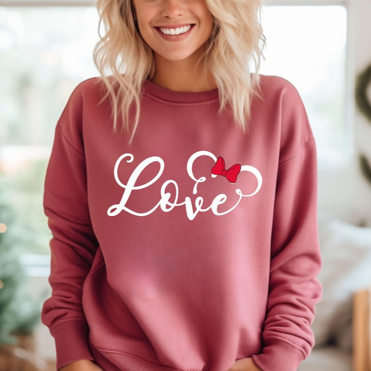 Disney Themed Love Special Long Sleeve Couple T-Shirts