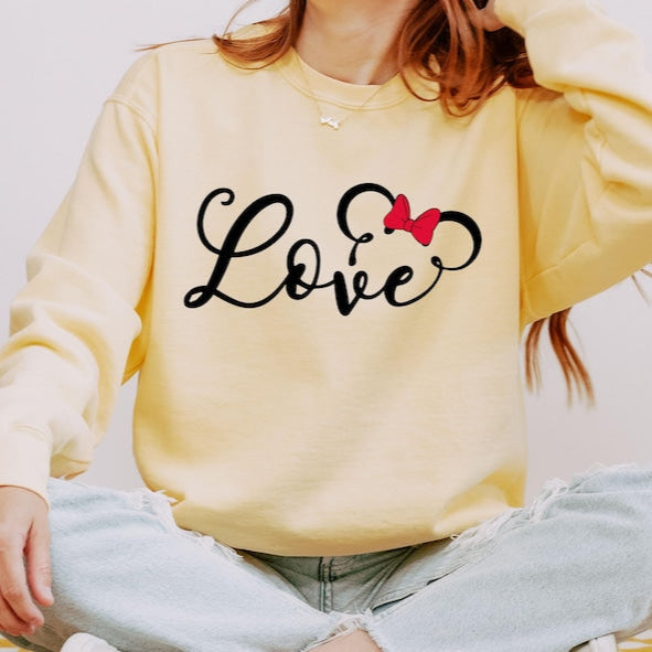 Disney Themed Love Special Long Sleeve Couple T-Shirts