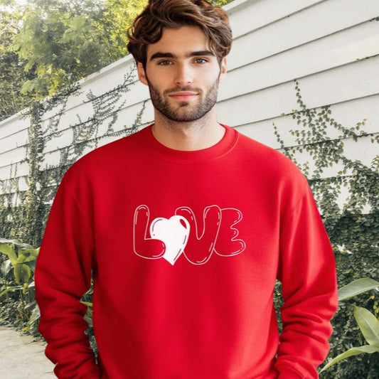 Matching LOVE ❤ Long Sleeve Couple T-Shirts