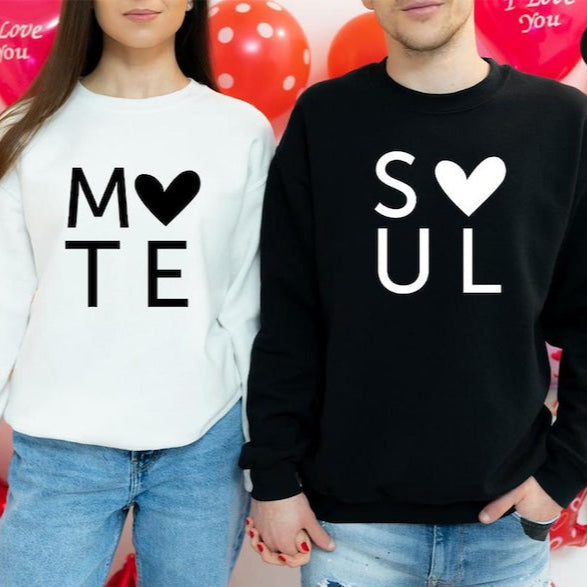 S❤UL M❤ATE Couple Long Sleeve T-Shirts