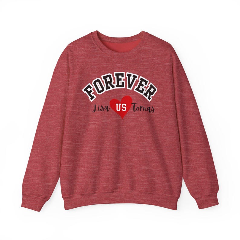 Custom Name Forever ❤ Long Sleeve Couple T-Shirts