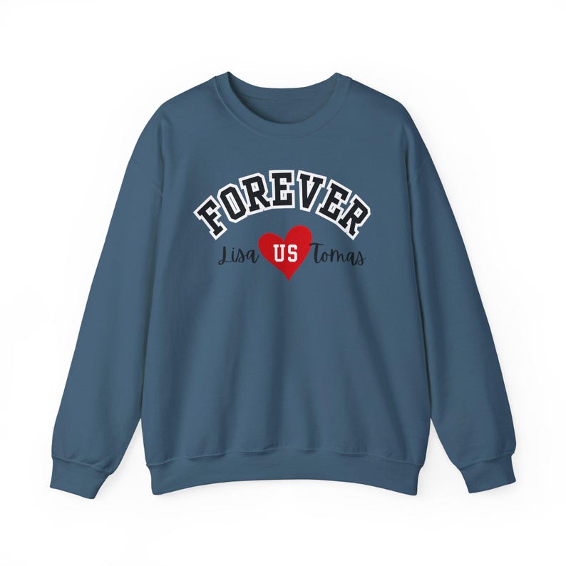 Custom Name Forever ❤ Long Sleeve Couple T-Shirts