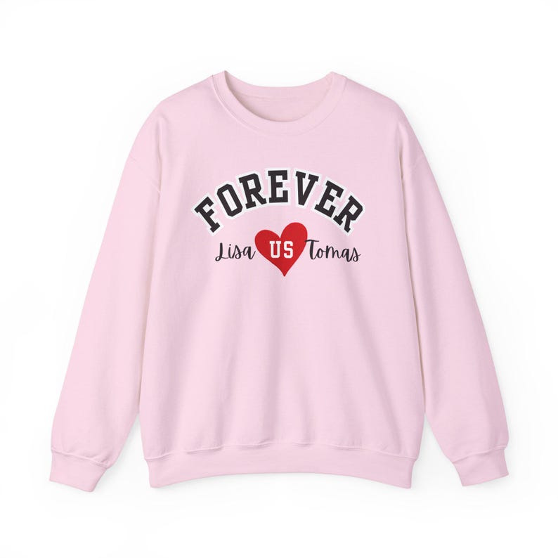 Custom Name Forever ❤ Long Sleeve Couple T-Shirts