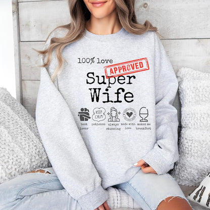 Super Husband & Super Wife Full Sleeve Couple T-Shirts