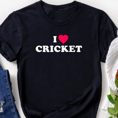 I ❤ Cricket - Cricket Lover T-Shirts