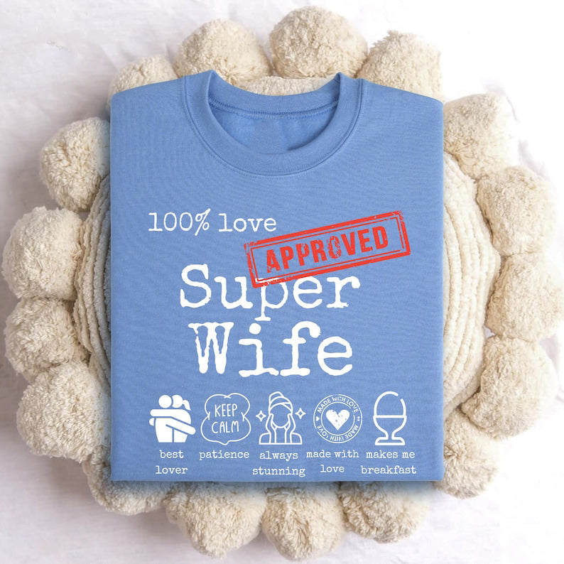 Super Husband & Super Wife Full Sleeve Couple T-Shirts