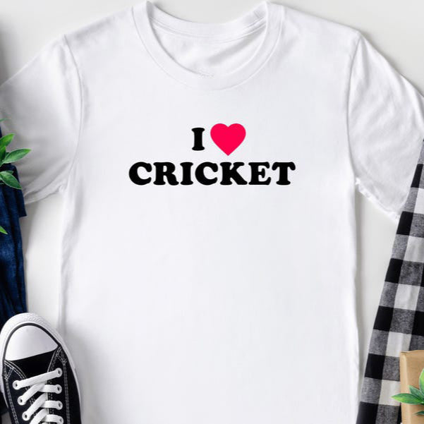 I ❤ Cricket - Cricket Lover T-Shirts