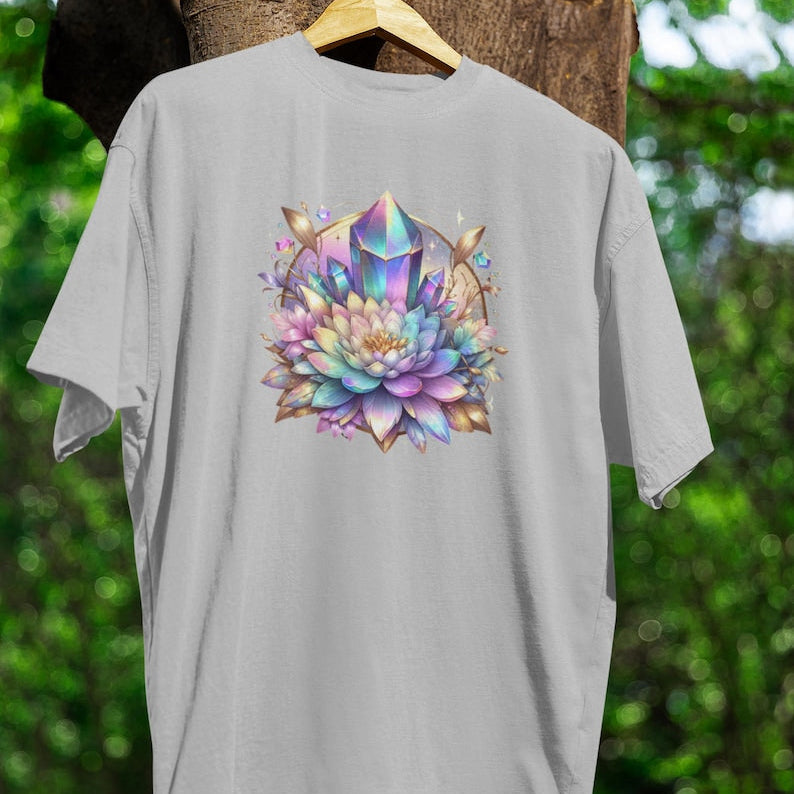 Yoga Meditation Gift: Gemstone Lotus Shirt