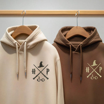 Harry Potter Theme Couple Hoodies