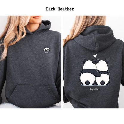Panda Theme Couple Hoodies