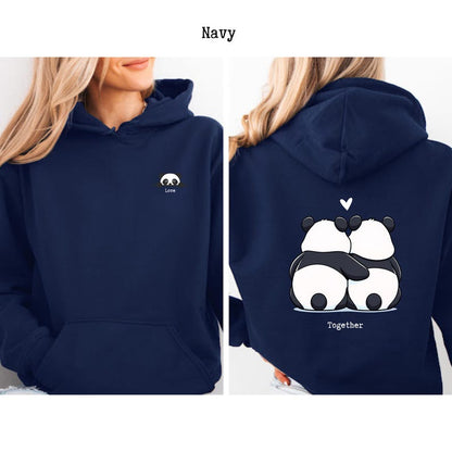 Panda Theme Couple Hoodies