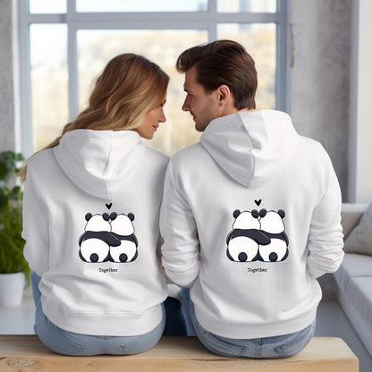 Panda Theme Couple Hoodies