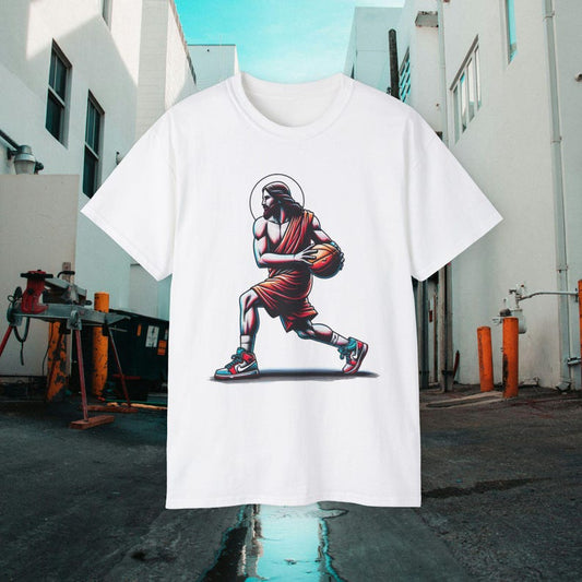 Divine Hoops Graphic T-Shirt – Athletic Mythical Streetwear