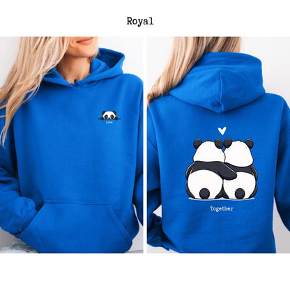 Panda Theme Couple Hoodies