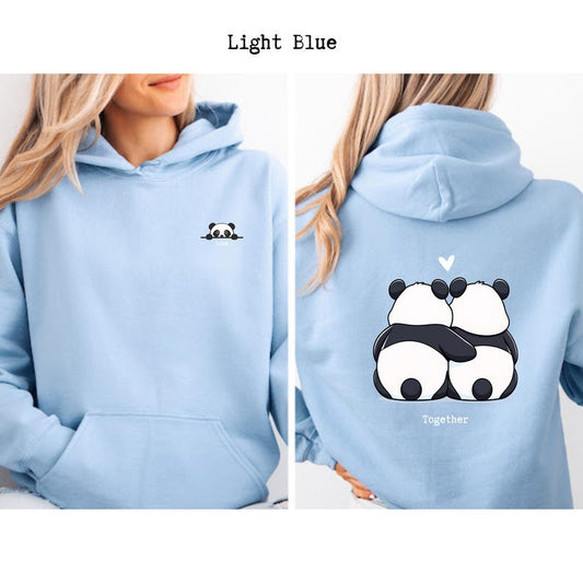 Panda Theme Couple Hoodies