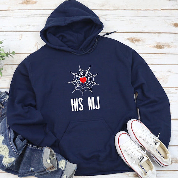 Spider Love Matching Couple Hoodies