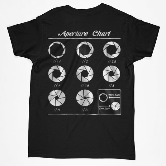 Aperture Chart T-shirt - Photography