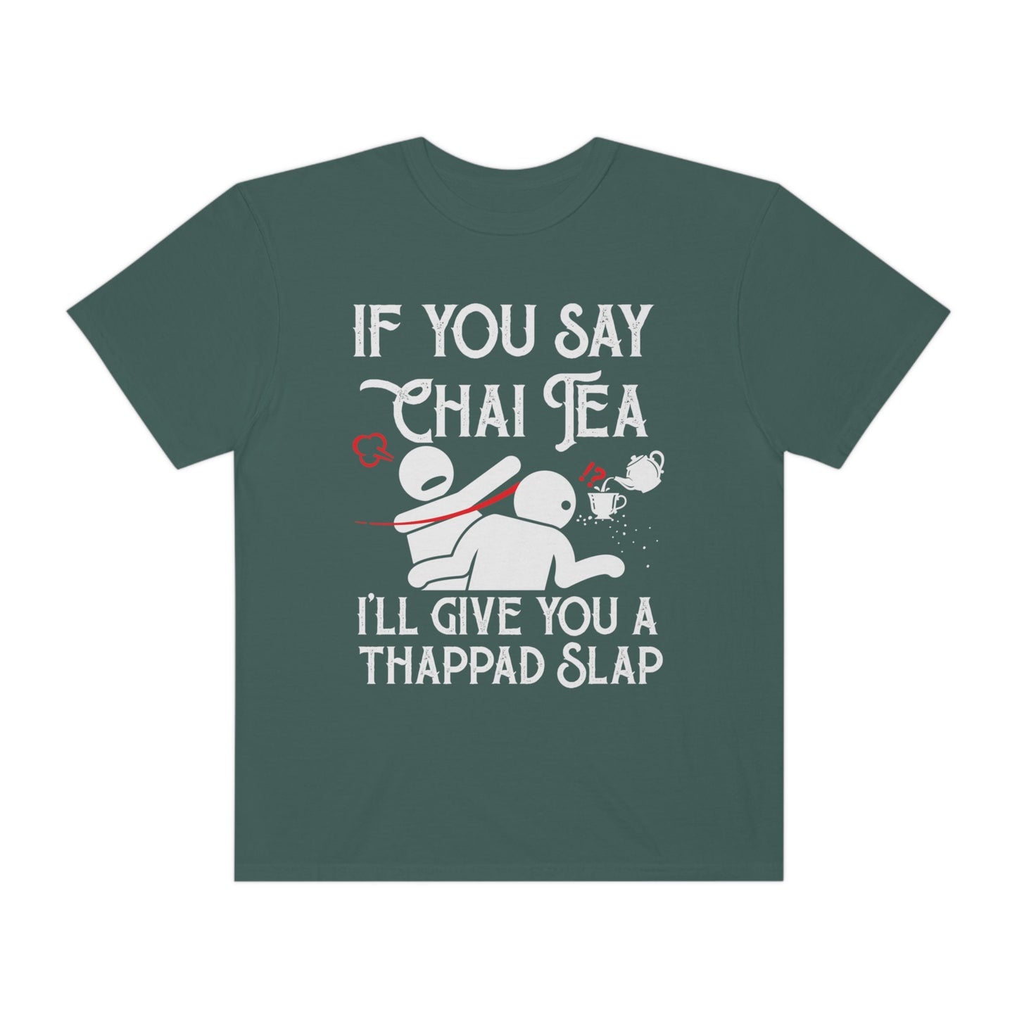 Funny Thappad Slap T-Shirt for Tea Enthusiasts!