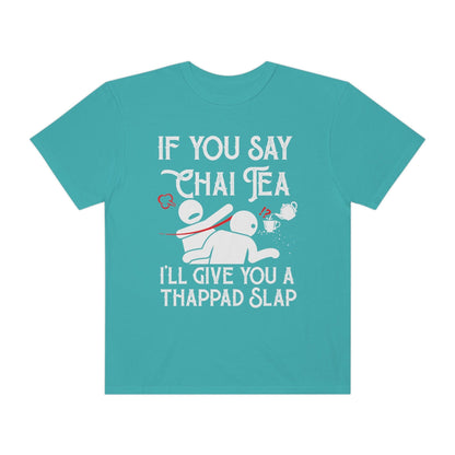 Funny Thappad Slap T-Shirt for Tea Enthusiasts!