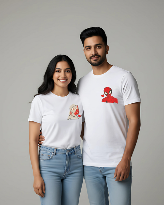 Chibi Spider-Couple Matching T-Shirts